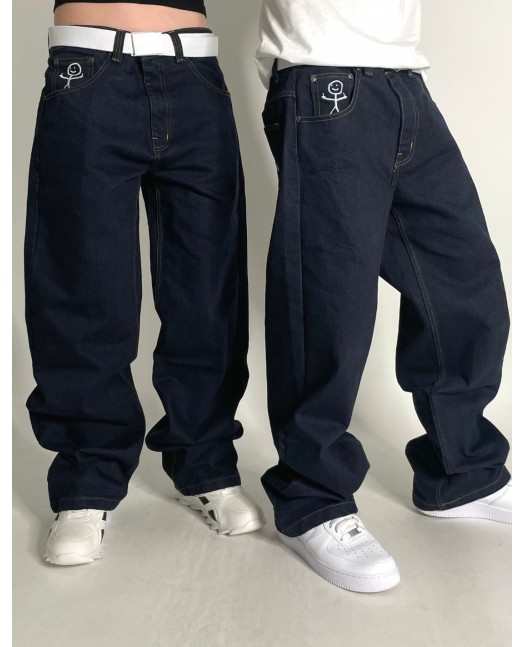 BSAT Stickman Baggy Jeans The Finger...