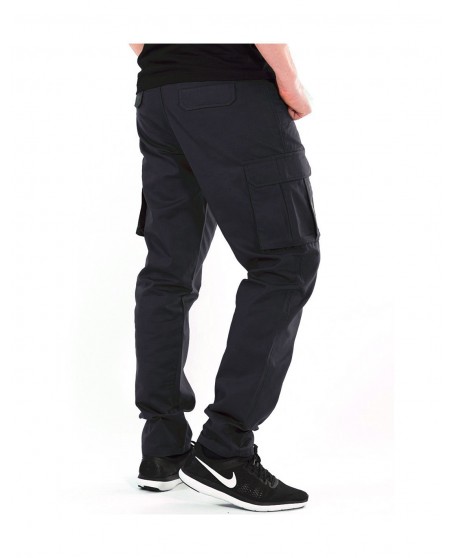BSAT Cargo Pants Tapered Fit Navy Blue