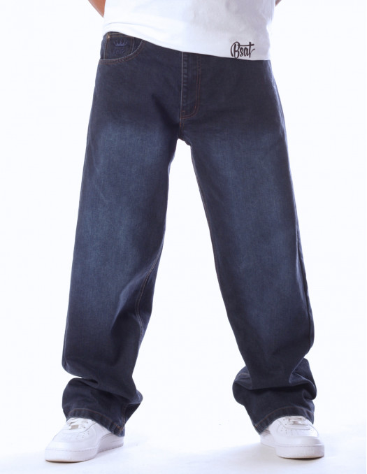 BSAT Bronx Baggy Jeans Medium Blue...