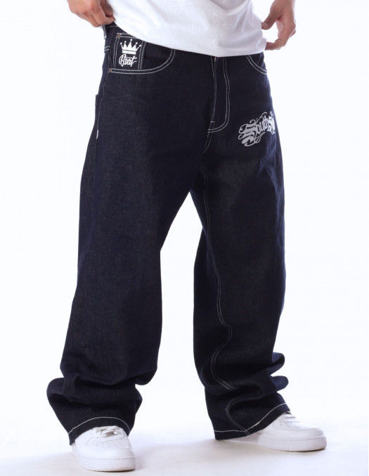 BSAT SouthSide Embroidery Baggy Jeans...