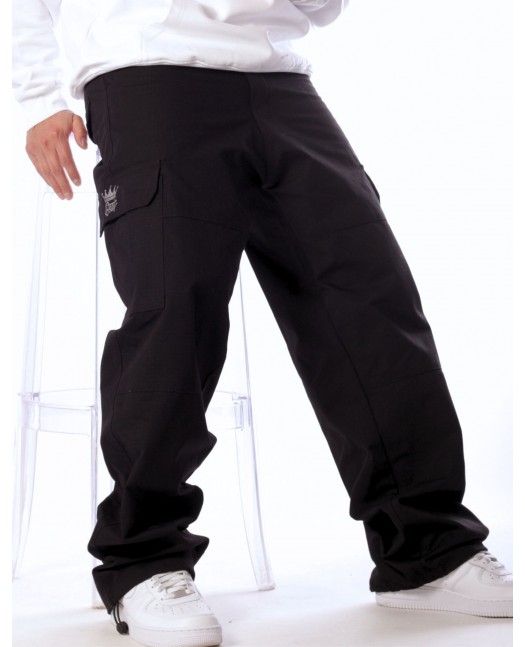 CPH X Baggy Cargo Pants Black by BSAT