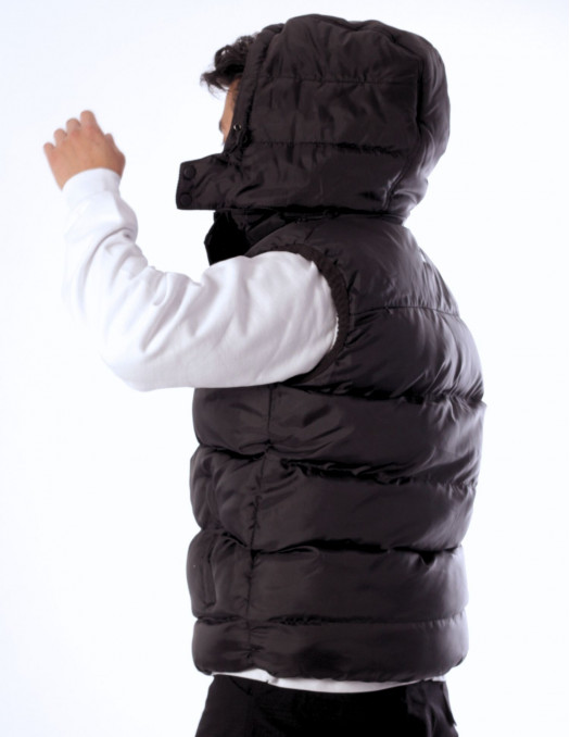 BSAT Puffer Vest Embroidery Black...