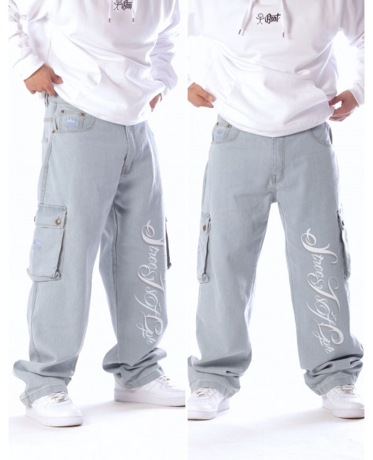 BSAT Streets Of CPH Baggy Denim Cargo...