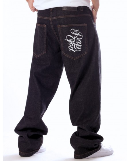 RAP GOD Baggy Jeans Black by BSAT
