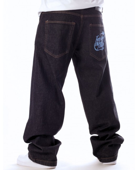 BSAT I'm Rollin Baggy Jeans Black
