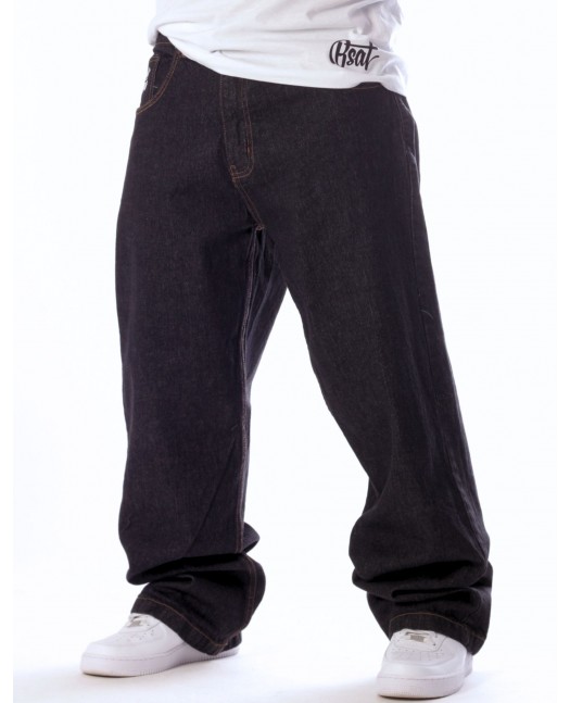 BSAT I'm Rollin Baggy Jeans Black