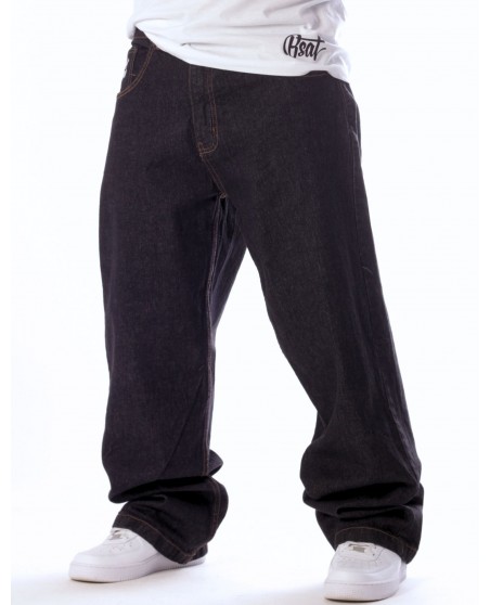 BSAT F**k You Im Rollin Baggy Jeans Raw Black Limited Edition