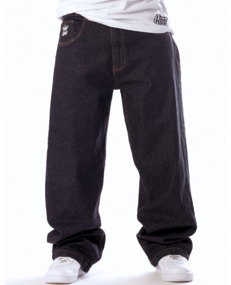 BSAT F**k You Im Rollin Baggy Jeans Raw Black Limited Edition