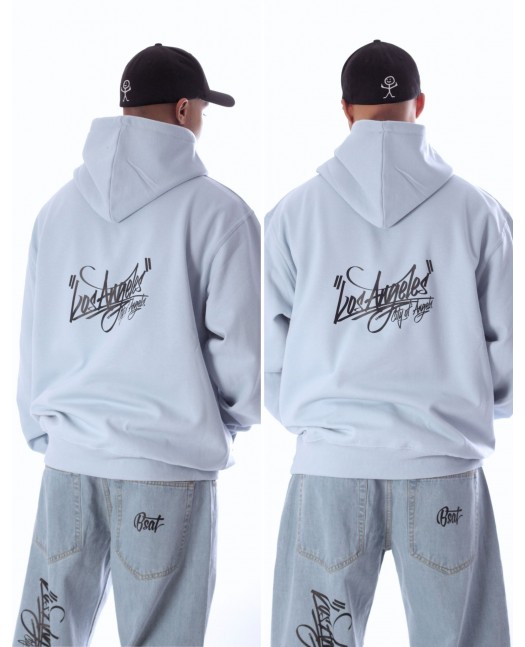 BSAT Los Angeles Hoodie Sky Blue