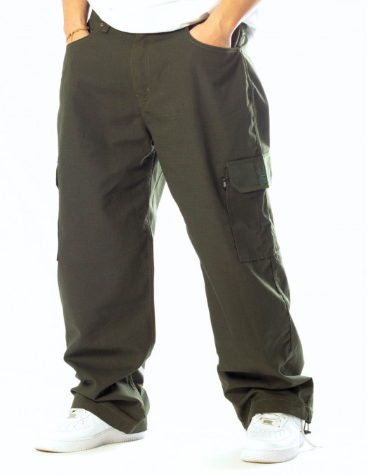 Street Famous Baggy Cargo Pants Dark...
