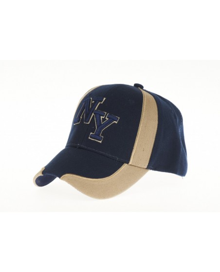 Baseball cap, NY 2-tone Navy Beige