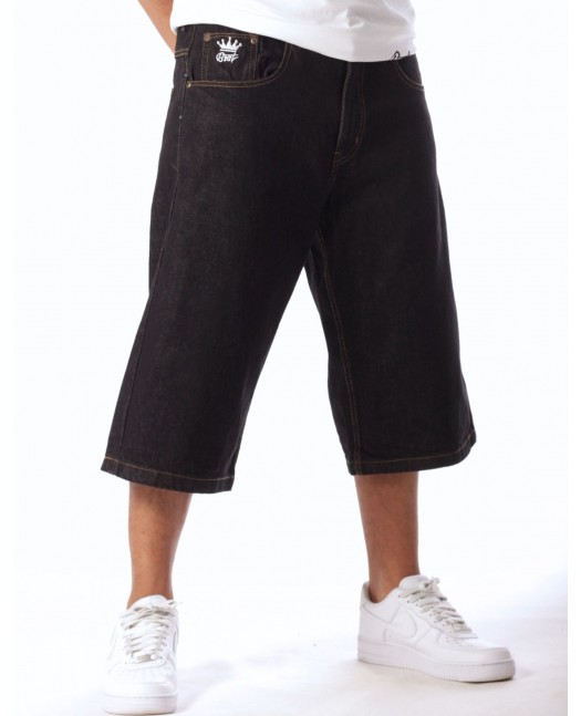 BSAT Baggy Jorts Denim Shorts Black