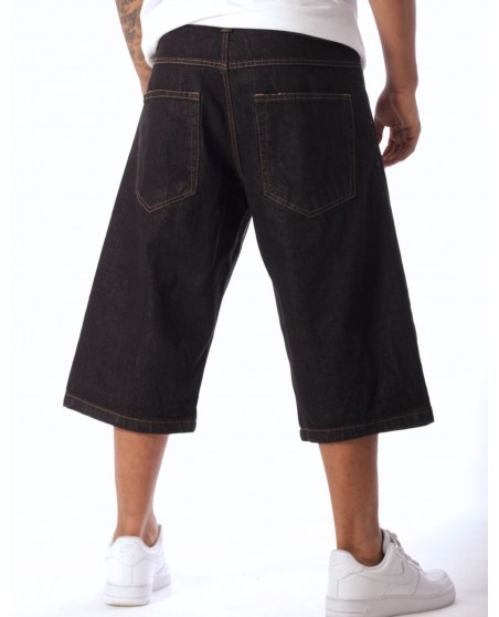 BSAT Baggy Jorts Denim Shorts Black