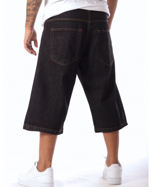 BSAT Baggy Jorts Denim Shorts Black