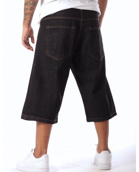 BSAT Baggy Jorts Denim Shorts Black