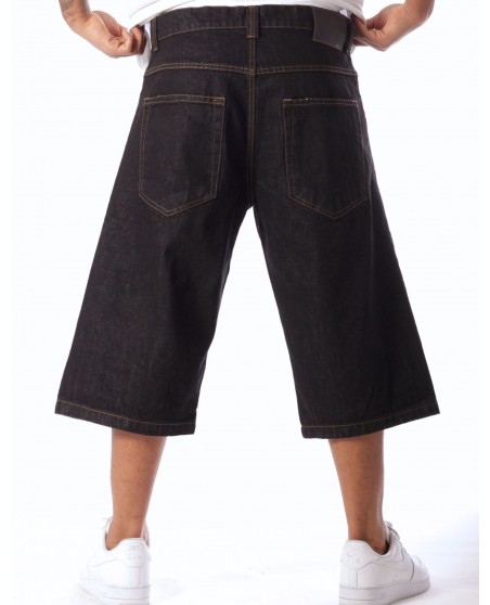 BSAT Baggy Jorts Denim Shorts Black