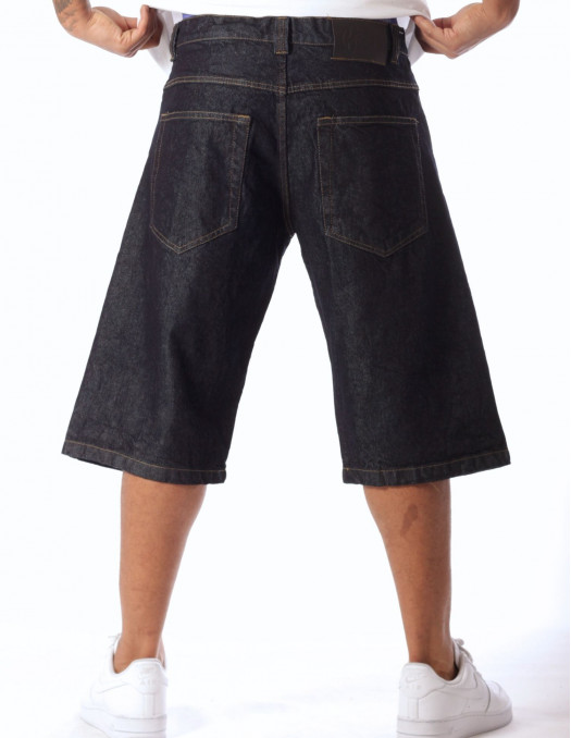 RP Crew Baggy Denim Shorts BlueNGold