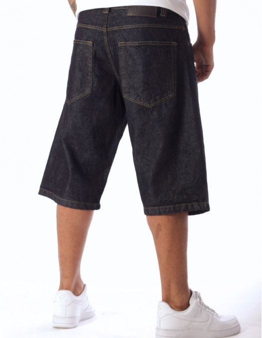 RP Crew Baggy Denim Shorts BlueNGold