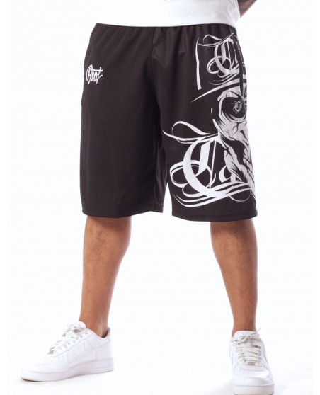 BSAT Cali Skull Shorts Sports Black
