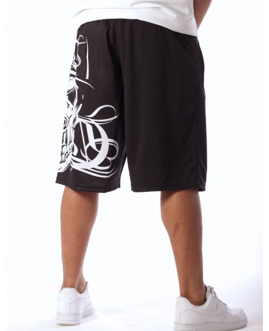 BSAT Cali Skull Shorts Sports Black