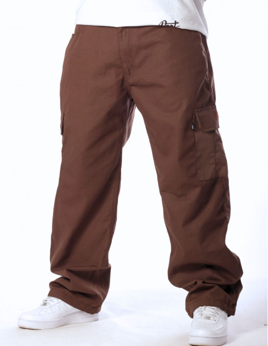 BSAT Combat Cargo Pants Brown Baggy