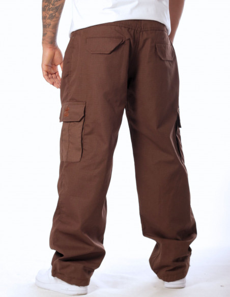 BSAT Combat Cargo Pants Brown Baggy