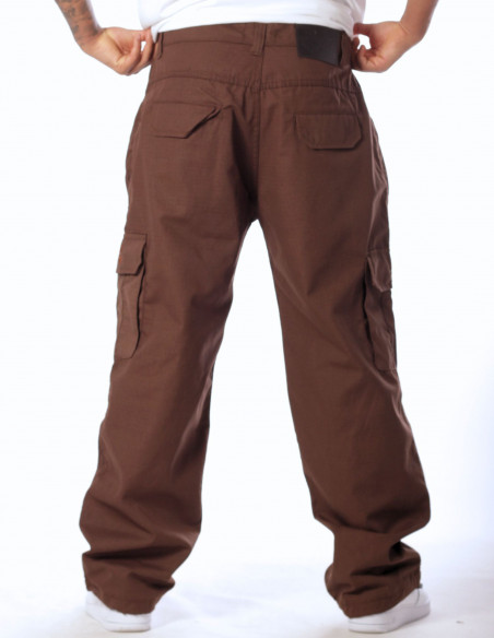 BSAT Combat Cargo Pants Brown Baggy