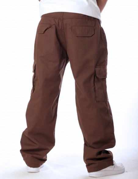 BSAT Combat Cargo Pants Brown Baggy