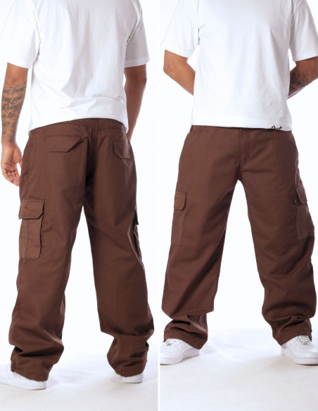 BSAT Combat Cargo Pants Brown Baggy