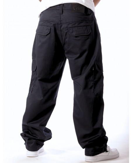 BSAT Baggy Combat Cargo Pants Navy Blue