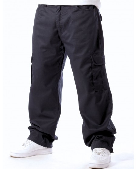 BSAT Baggy Combat Cargo Pants Navy Blue