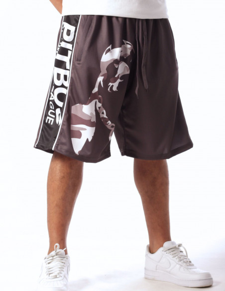 Pitbos Dog Mesh Shorts Ultimate League Dark Grey