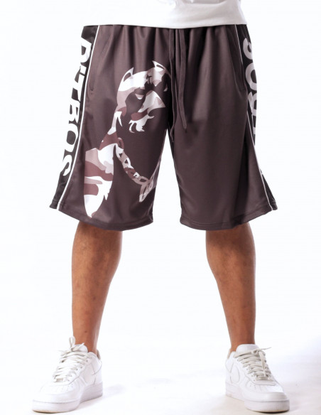 Pitbos Dog Mesh Shorts Ultimate League Dark Grey