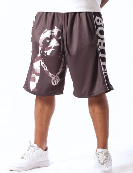 Pitbos Dog Mesh Shorts Ultimate League Dark Grey