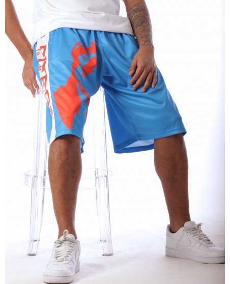 Pitbos Dog Mesh Shorts Ultimate League Sky