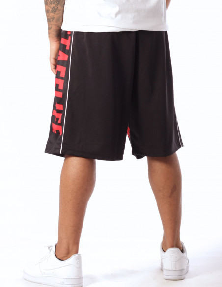 Stafflife PB Dog Mesh Shorts BlackNRed by Pitbos