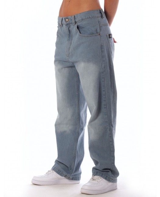 BSAT Bronx Baggy Jeans Sky Blue Washed