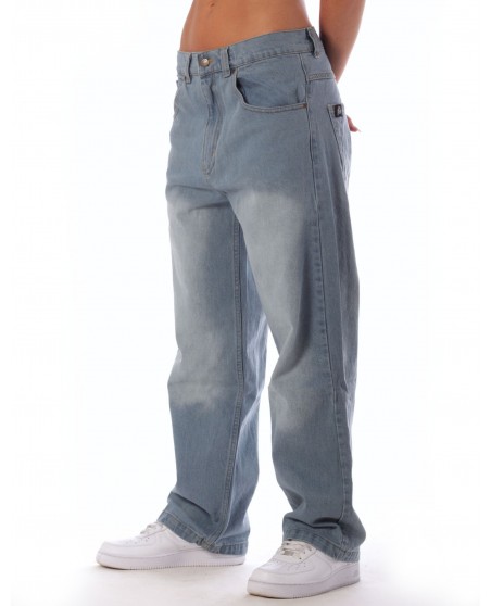 BSAT Bronx Baggy Jeans Sky Blue Washed