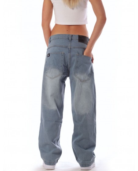 BSAT Bronx Baggy Jeans Sky Blue Washed