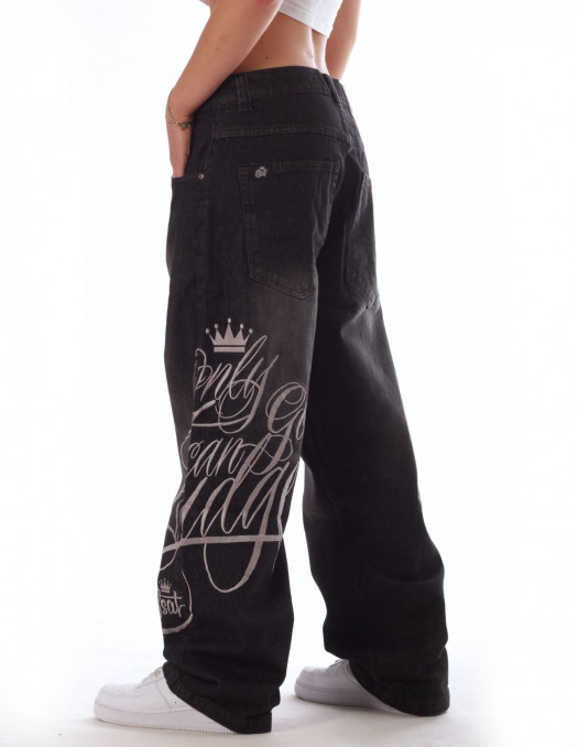 Only God Can Judge Embroidery Baggy...