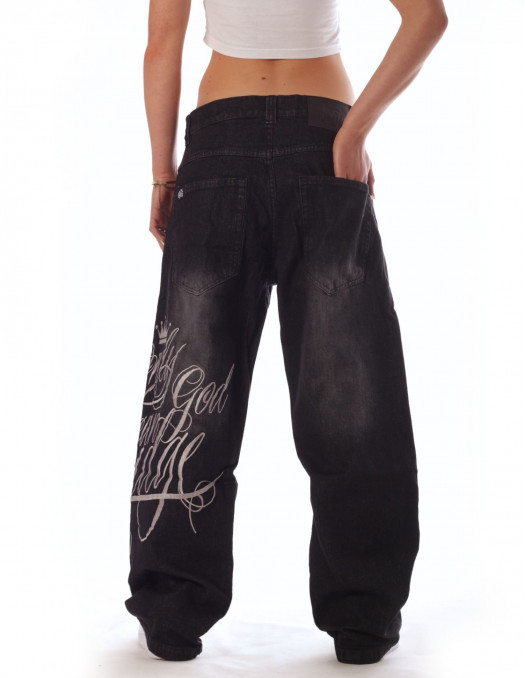 Only God Can Judge Embroidery Baggy...