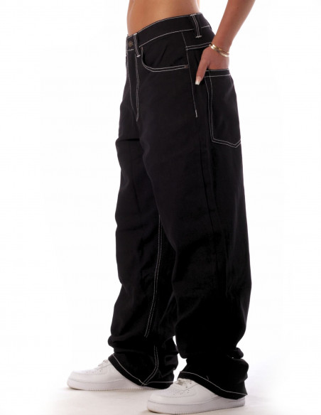 BSAT Stickman baggy Jeans The Fingers Black Vol.2