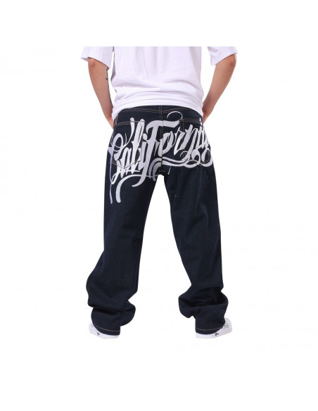 California Navy Jeans Baggy