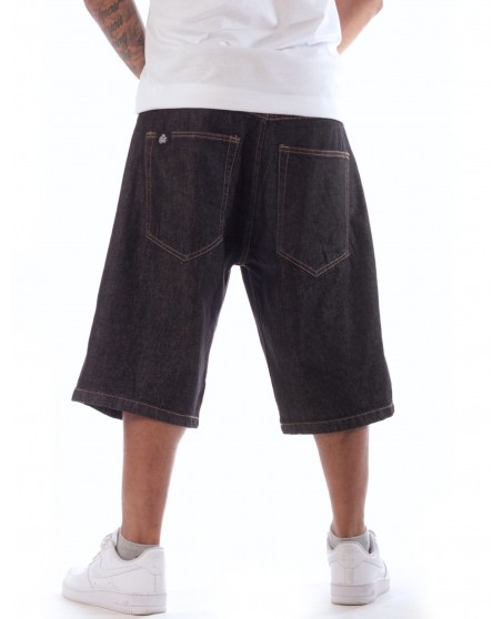 BSAT Stickman Jorts The F**K Raw Black Denim Shorts *Limited Edition*