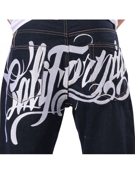 California Navy Jeans Baggy