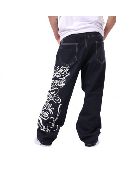 International Black Navy Jeans from Townz Clothing