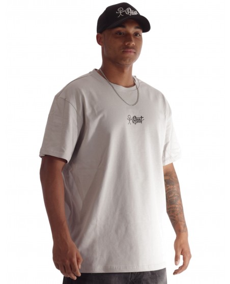 BSAT Stickman Logo T-Shirt Asphalt Grey