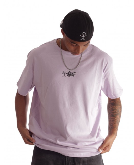 BSAT Stickman Logo T-Shirt Lilac