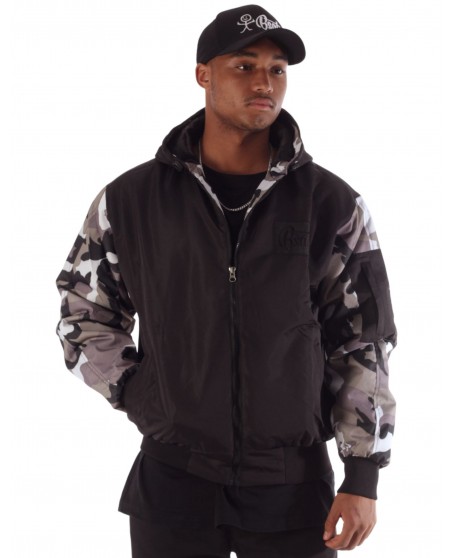 BSAT Bronx Renewed Winter Jacket Black/Urban Camo