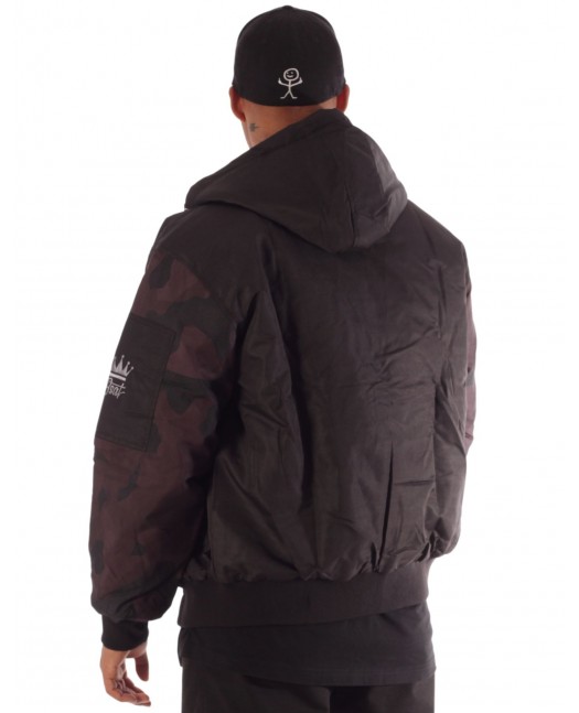 BSAT Bronx Winter Jacket Black/DarkCamo